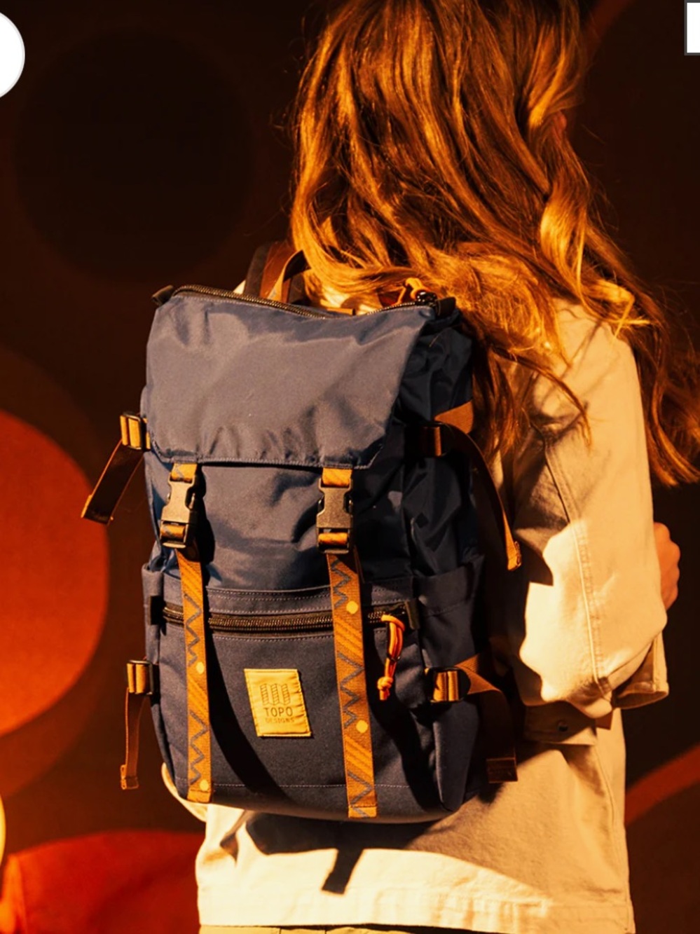 Topo designs two toned red rover pack classic - Picture 8 of 9